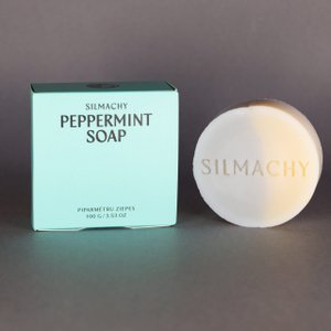 Pepermunt en blauwe klei hand & body soap - toning en stimulerend - ambachtelijke kwaliteit