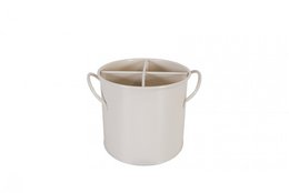 Porte-ustensiles beige 14x13 cm Isabelle Rose