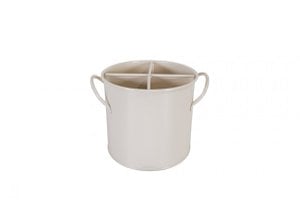 Beige bestekhouder 14x13 cm Isabelle Rose