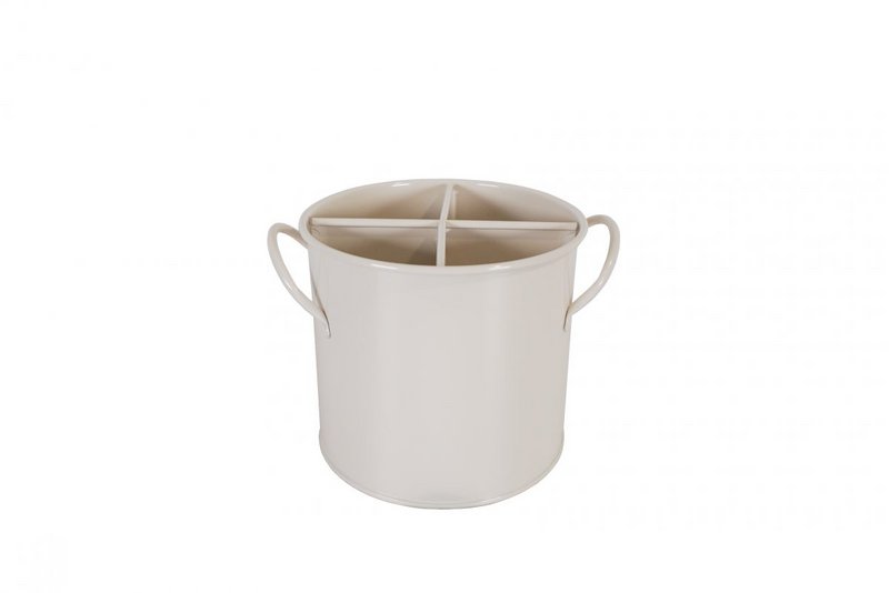 Porte-ustensiles beige 14x13 cm Isabelle Rose