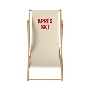 Folding garden deckchair