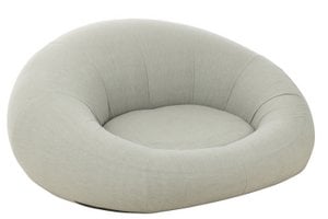 J-Line Mattress Donut Polyethylene Gray