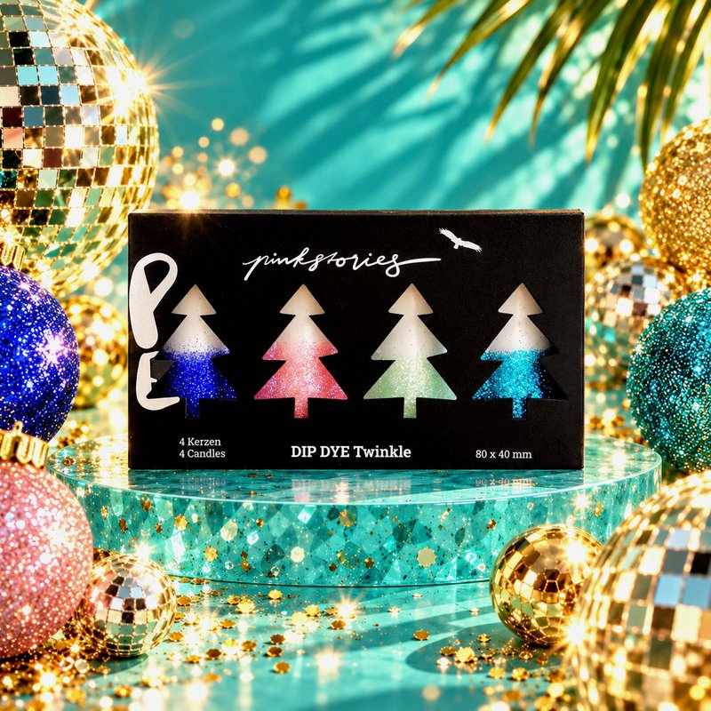 Dip Dye Twinkle Glitter * Winter wonderland