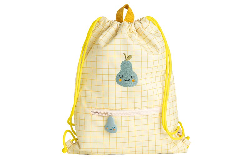 Borsa con cordoncino Pedro la pera per bambini