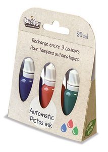 Nachfüllpackung mit 3 Farbtinten