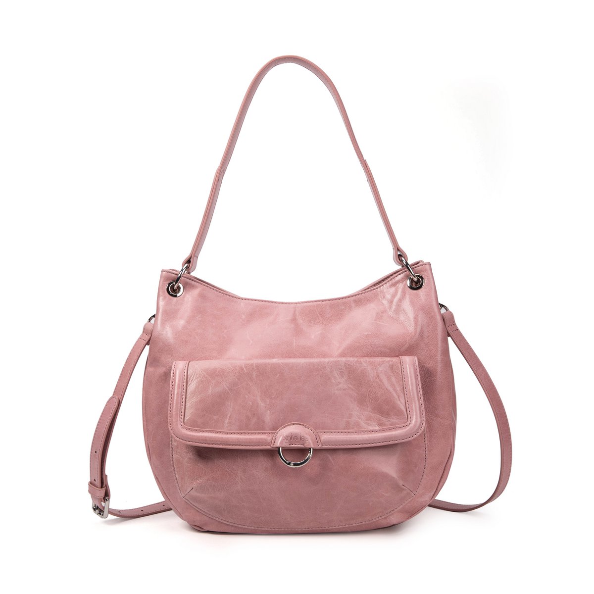 Ully Pink Hobo Ledertasche