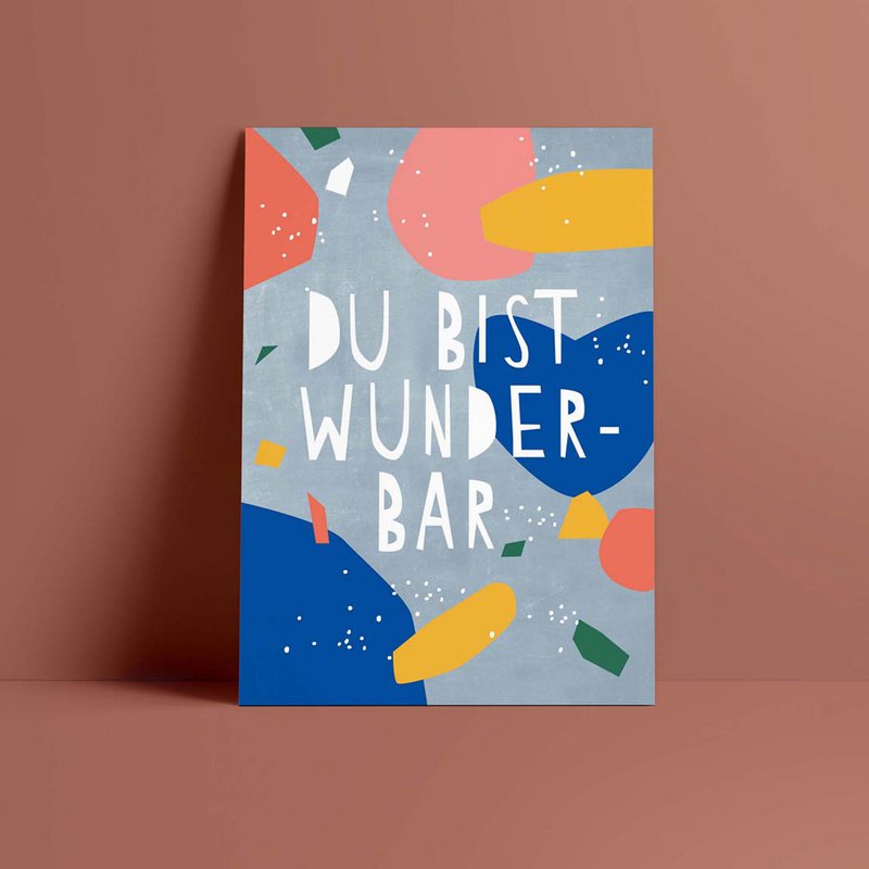Postkort // Du er vidunderlig