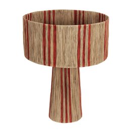Lampe Raffia Stripe Orange M