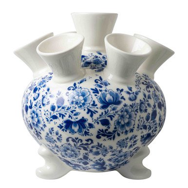 Vaso di tulipano sulle gambe xl - fiore grazioso - ceramica - 30 cm