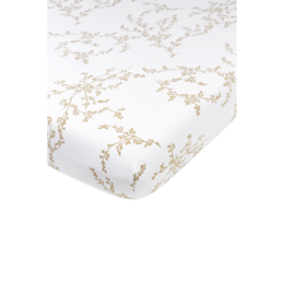 Hoeslaken jersey print Branches Sand