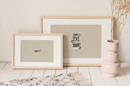 Coffee poster, coffee art print, coffee quote poster, coffee corner print, coffee poster, coffee cup wall art, Trendy Kitchen Wall Art 