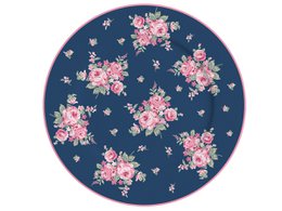 Plato de postre de porcelana Bella azul 19 cm Isabelle Rose
