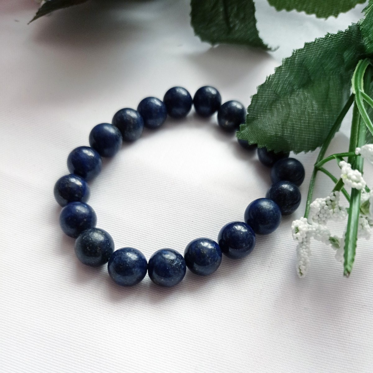 Lapislazuli Stretch-Armband von nlanlaVictory
