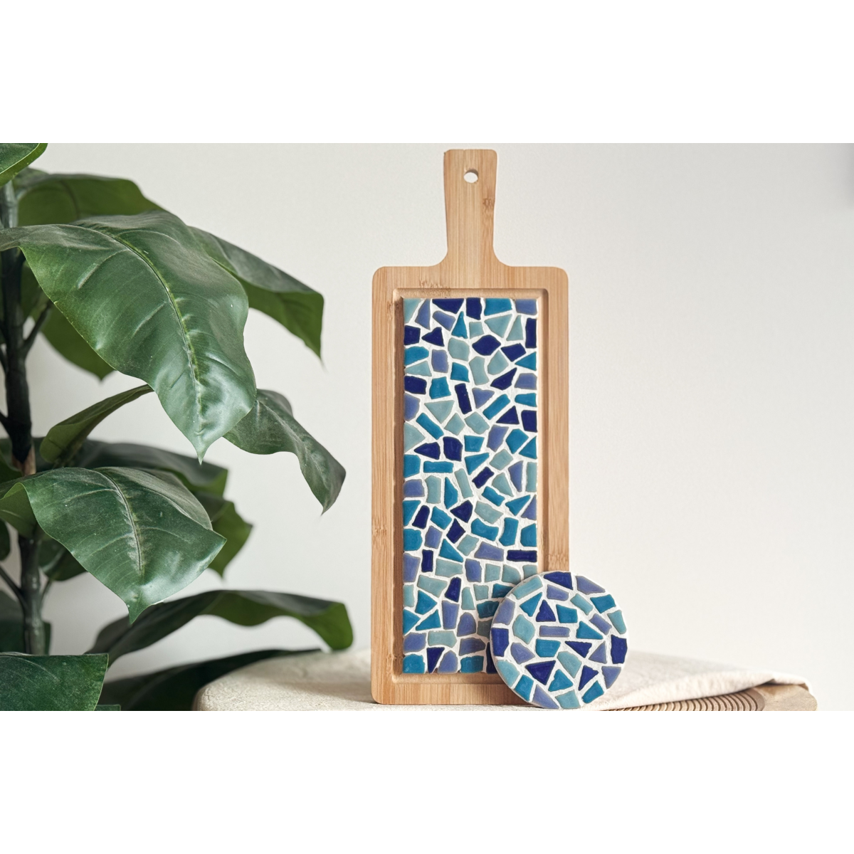 Paquete combinado mosaico Borrelplank & Coasters