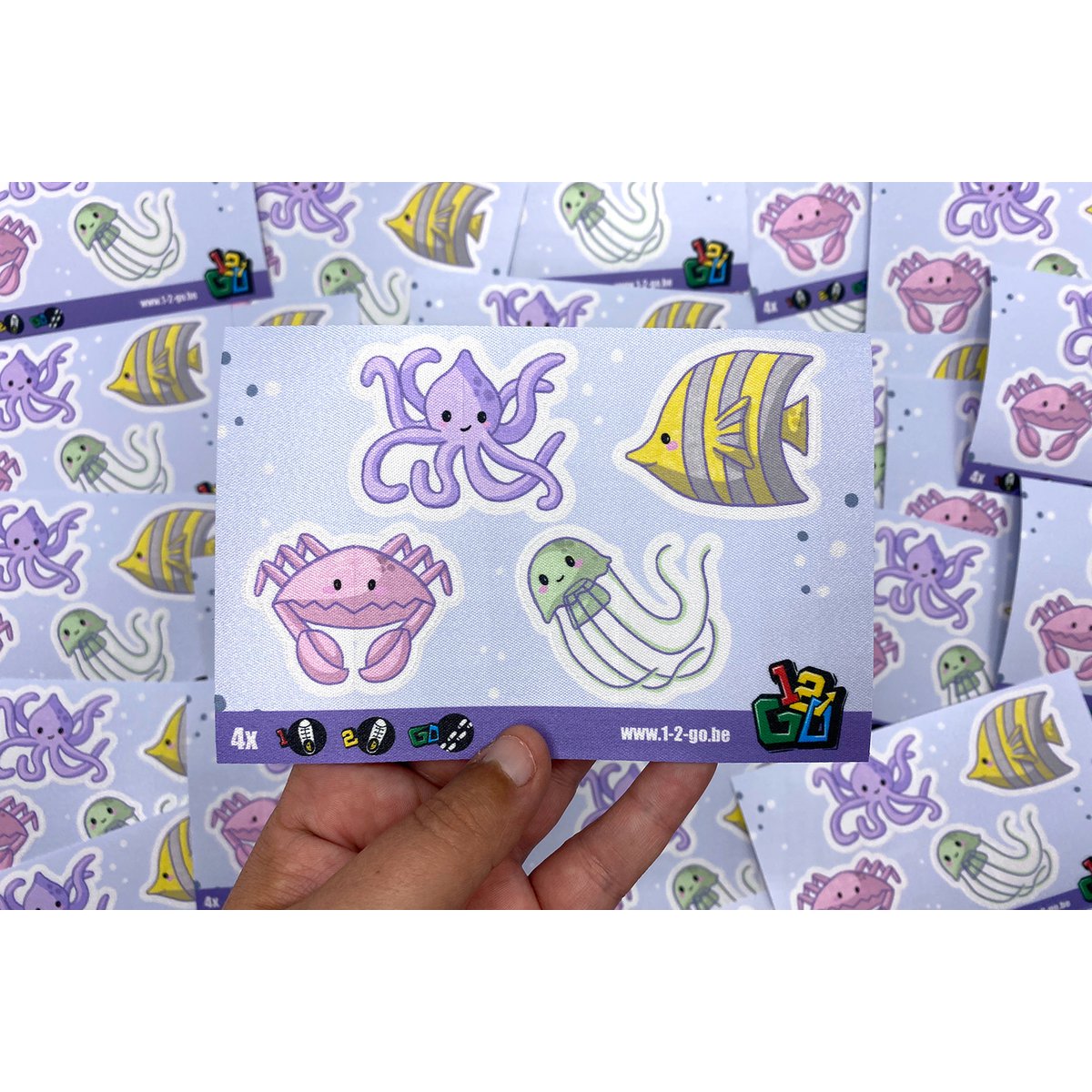 Waterdiertjes - Schoenstickers