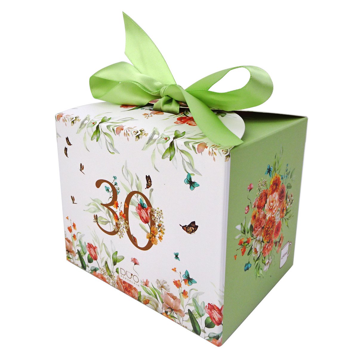 DUO Occasional Mug 400ml, Birthday “30”, in a giftbox with a ribbon