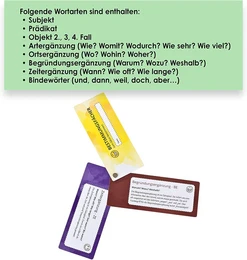 Bestimmungsfächer: Kleines Nachschlagewerk für die Satzbestimmung! 