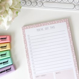 You've Got This - A5 notitieblok (roze)