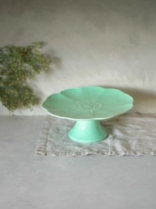 Floral Cake Stand – Handcrafted Ceramic Made in Portugal