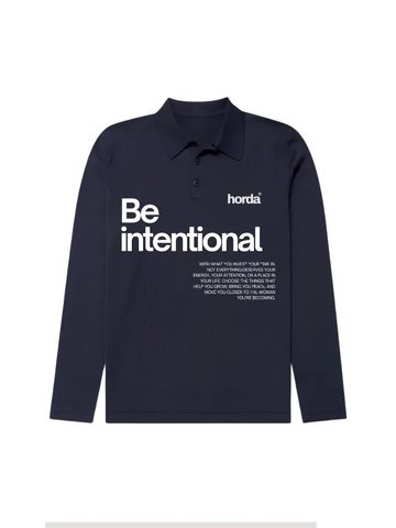 Polo Navy 180g Piqué Cotone Made in Italy | Horda