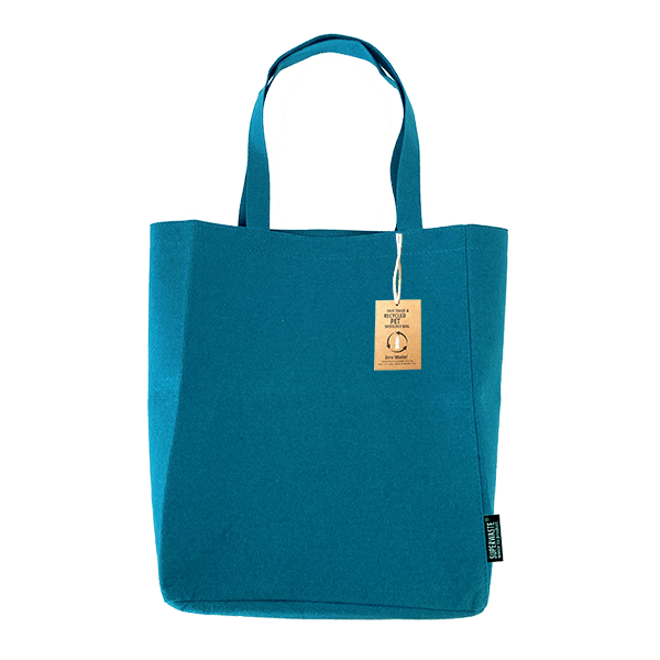 RPET Shoulder Bag Petrol Blue