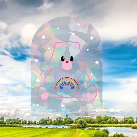Fensteraufkleber Regenbogenmacher Care Bear Care Bear