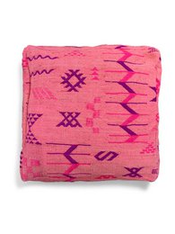 Vloerkussen - Colourful Line - Roze Editie I