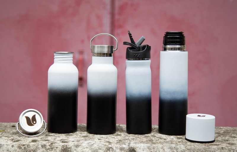 Isoleret dobbeltvægget varm kold flaske 500 ml