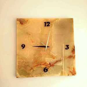 Große Wanduhr Onyx
