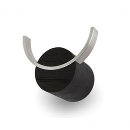 Wall hook DEER, black, steel
