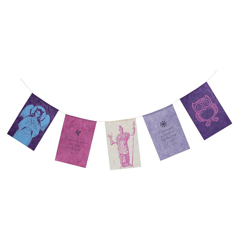 Wishing flags | Wisdom | Greeting Card