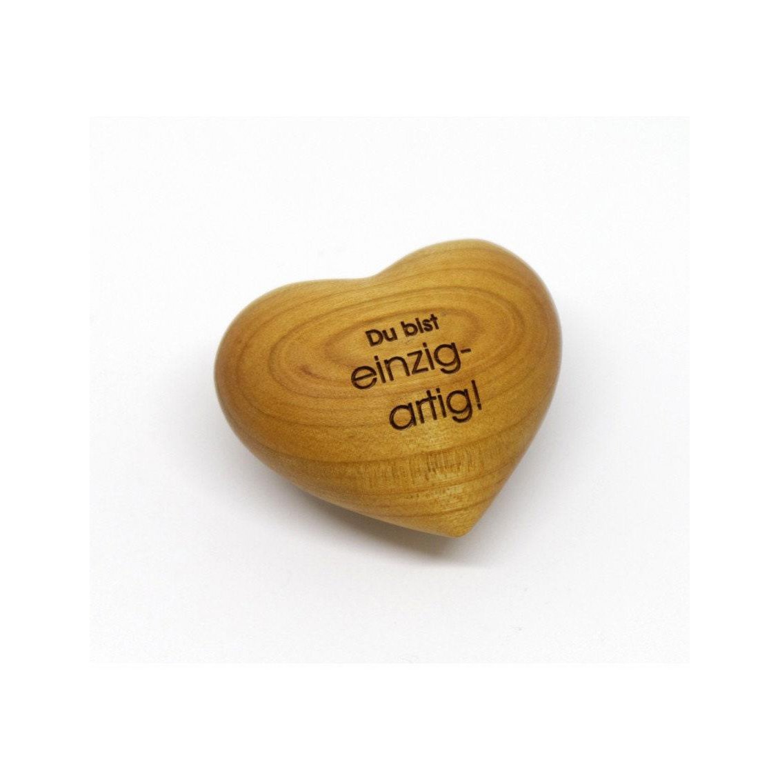 Thankgoods houten hart Jij bent uniek!
