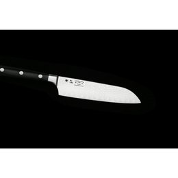 KATAHIRO ZEN  3-tlg  Damast Kochmesser-Set- Chefmesser, Santokumesser, Schälmesser mit Bambus Magnet-Messerhalter