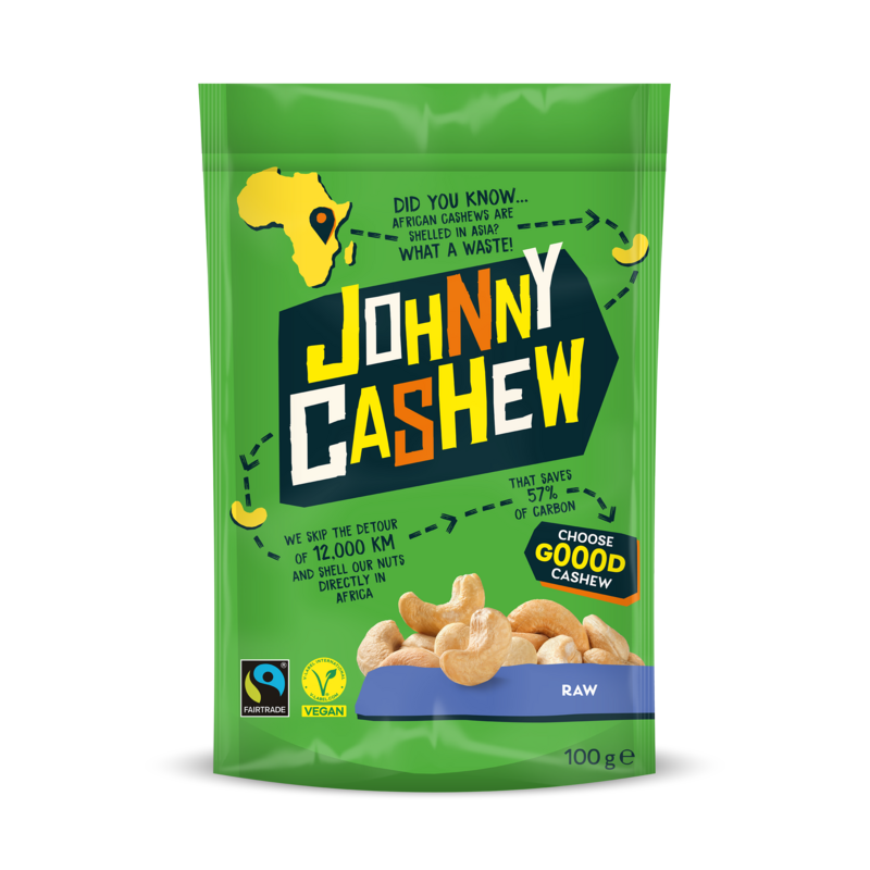 Johnny Cashew Uristet Usaltet 100g