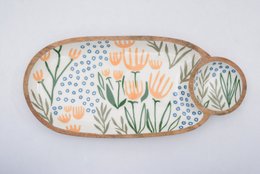 AUGURY DESIGNER-SERVIERPLATTE AUS HOLZ