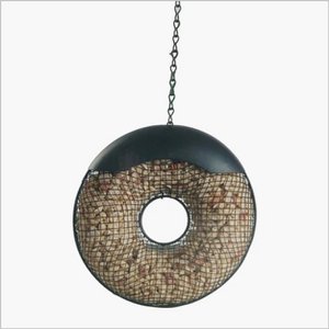 Bird food dispenser for coarse seeds - 20x11 cm
