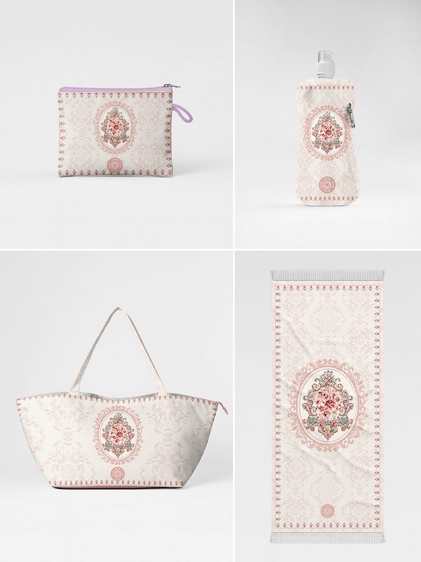 Pouch English Rose