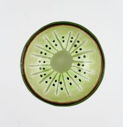 Tropical Bowl Tray 12x5 Brown & Green Kiwi