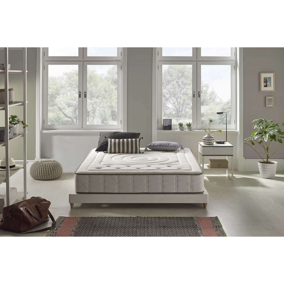 Cashmere Premier Viscosoft Matratze -White - Dicke: 27 cm - Moonia