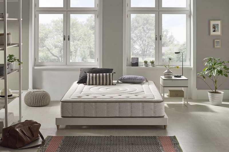 Cashmere Premier  Viscosoft Mattress -White - Thickness: 27 cm - Moonia
