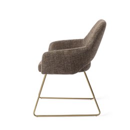 Jesper Home Yanai Dining Chair Slide Gold