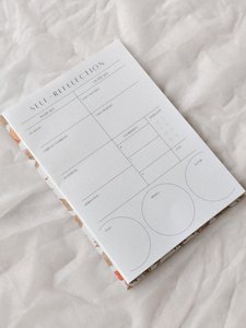 Notepad | Writing Pad Self Reflection Mental Wellbeing Focus
