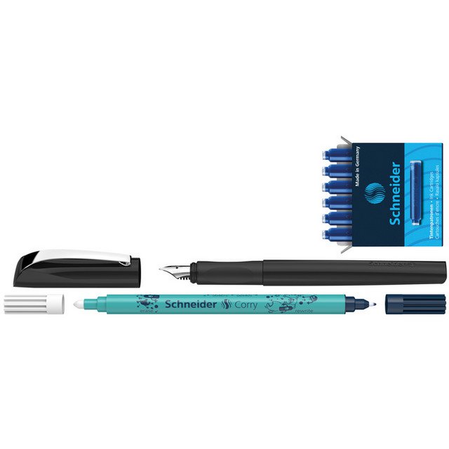 Fountain pen Schneider Ceod Classic black set on blister