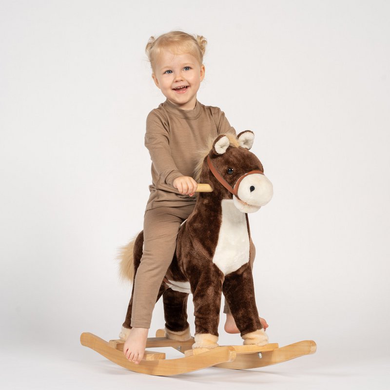 Kinder-Langarm-Set 160 Merino Beige