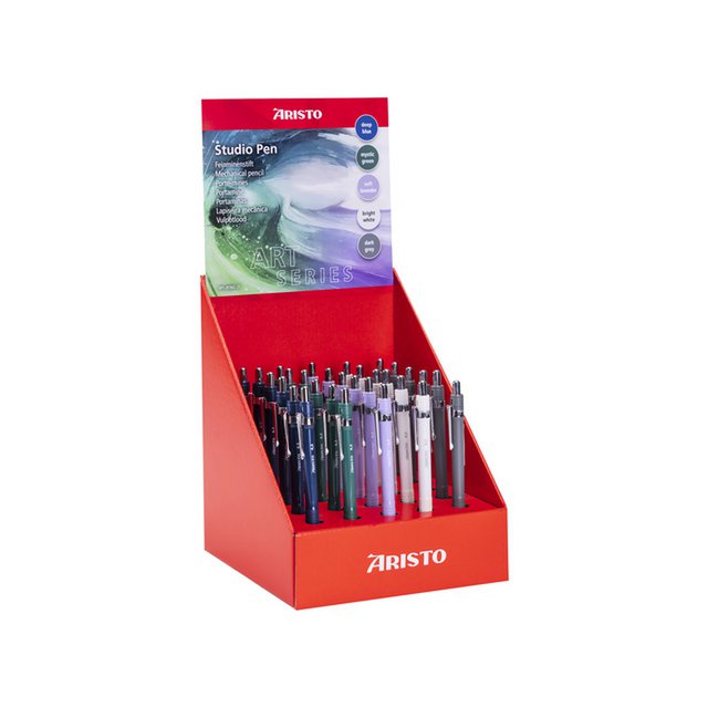 Druckbleistift 0,5 Aristo Art Serie 30 Stk. im Display 5 Farben sortiert
