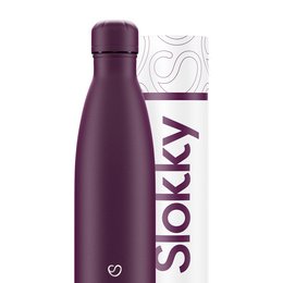 Slokky Matte Purple Bottle & Lid - 500ml