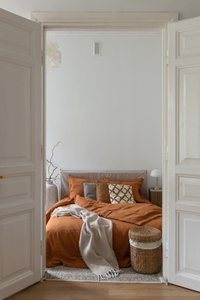 Cinnamon Linen dekbedoverkapset