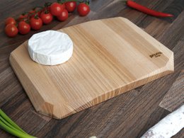 Deska do Krojenia Z Naturalnego Drewna Jesionowego Blok 2 rozmiary