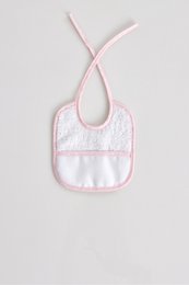 Rectangular Terry Bibs for Embroidered 0500M 