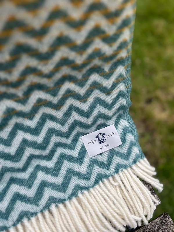 Zickzack Ombre Plaids/Throws - 100% NZ Wolle - extra weich